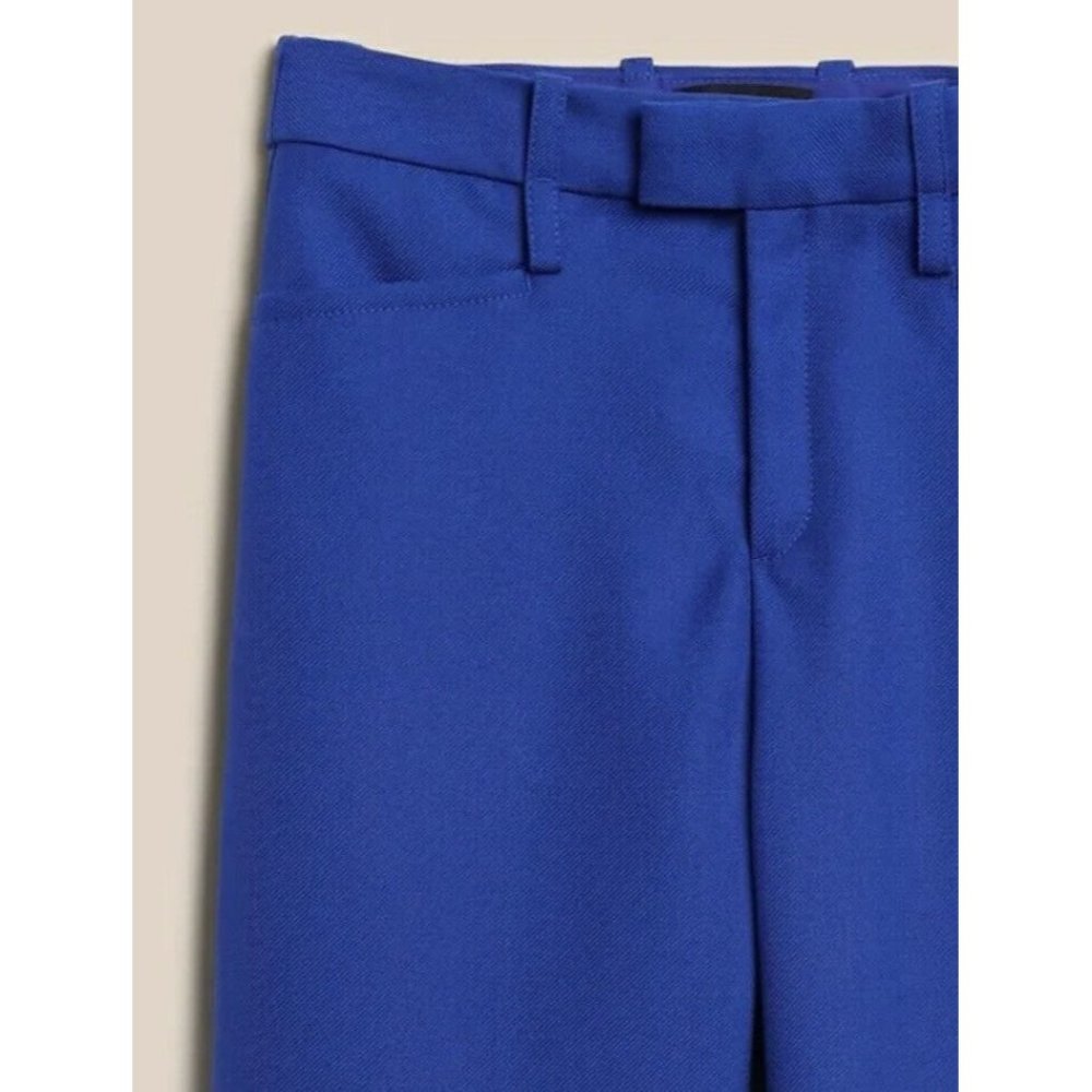 Banana Republic Lido Wide Leg Wool Pant  | Black #746688 - Picture 6 of 16